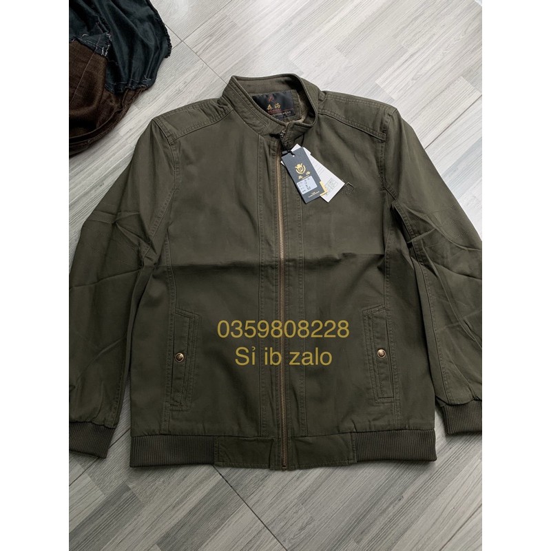 Áo khoác kaki tho nam trung tuổi ẢNH THẬT loại mỏng và dày cao cấp chất mềm
