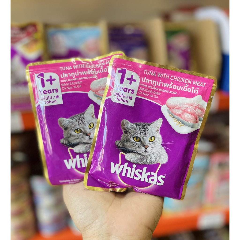 Whiskas gói 85g - Pate Mèo Gói