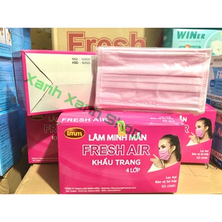 Khẩu Trang Y Tế Fresh Air Hồng