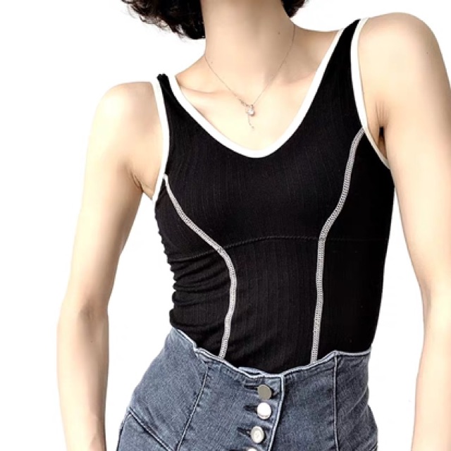 Áo thun gân định hình cơ thể chiết eo cho nữ | BigBuy360 - bigbuy360.vn