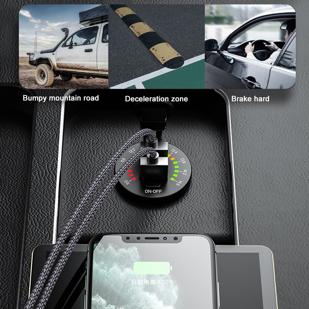 Thiết Bị Sạc Nhanh QC 3.0 Hai Cổng USB 12V 24V 18W Chống Thấm Nước Có Công Tắc Bật / Tắt Đèn LED