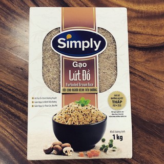 Gạo lứt đồ Simply 1kg