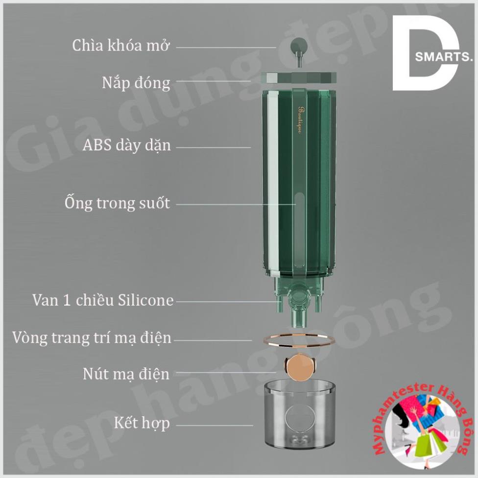 Hộp đựng dầu gội, sữa tắm - Bình bơm, bình chiết dầu gội, sữa tắm dán tường siêu chắc