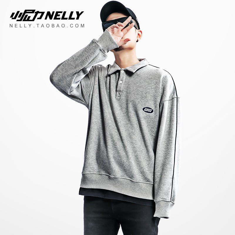 [NY2119] Áo nỉ dài tay cổ POLO size XL (NELLY) | BigBuy360 - bigbuy360.vn