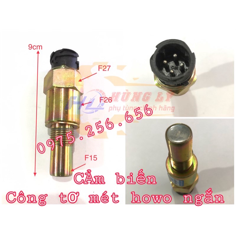 Cảm Biến công tơ mét howo ngắn phu kiện và phụ tùng ô tô Phụ tùng Hùng Lỳ