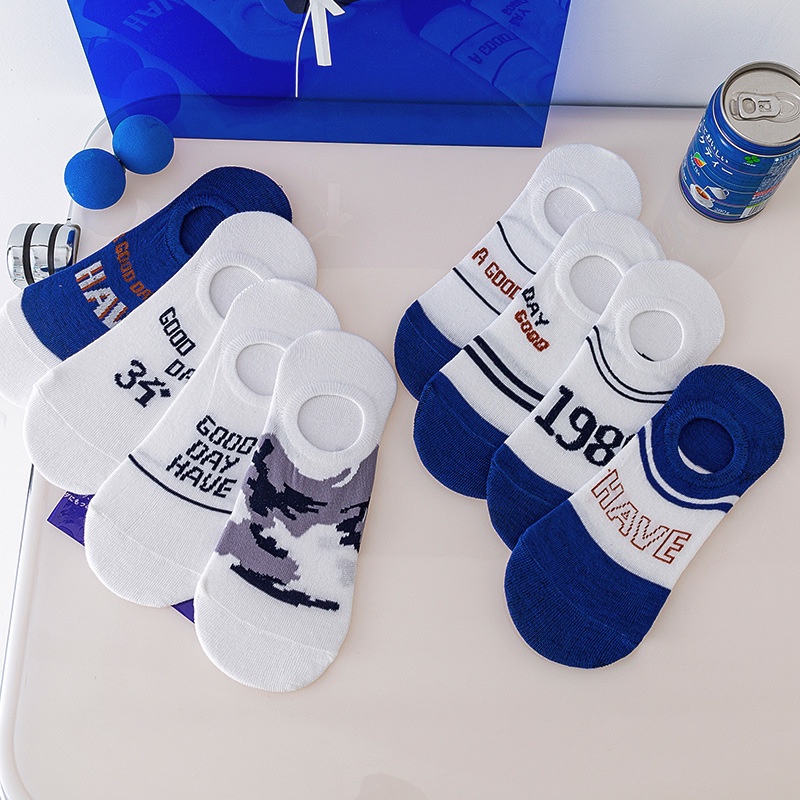 Tất Lười Chống Trượt Thời Trang Dành Cho Nam