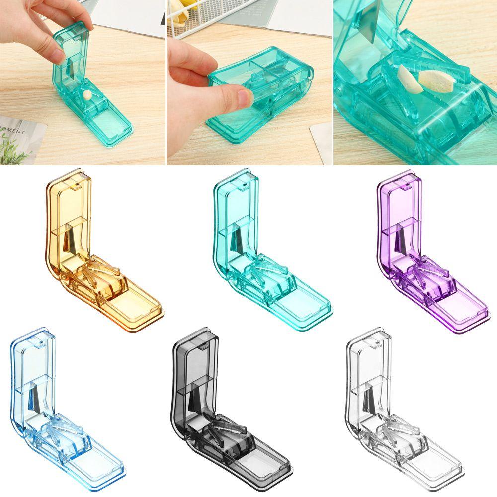 Dụng Cụ Cắt Thuốc Mini Có Lưỡi Dao Bảo Vệ An Toàn Cho Bé Khi Đi Du Lịch