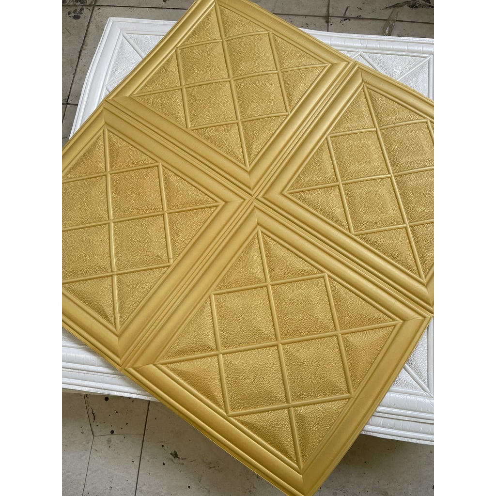 XỐP DÁN TƯỜNG 3D GIẢ DA HOA VĂN NỔI 8MM GIÁ RẺ HÀ NỘI SIÊU CHẮC | BigBuy360 - bigbuy360.vn