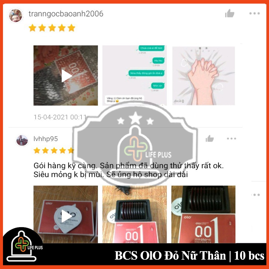 Bao Cao Su Siêu Mỏng Đỏ Nữ Thần Siêu Mỏng 0,01mm Hộp 10 bcs Kéo Dài Thời Gian Quan Hệ, Tăng Khoái Cảm. Life Plus Store