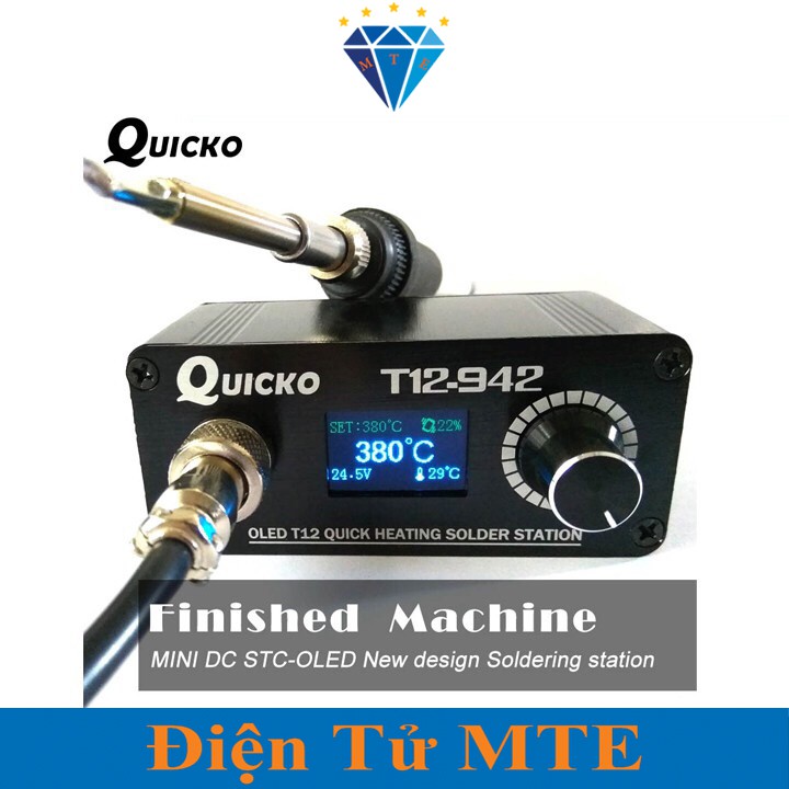 Trạm hàn T12 Quicko T12-942 STC OLED 24V