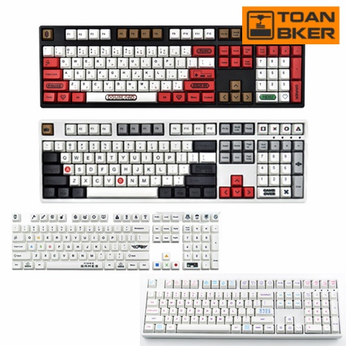 Keycap PBT chủ để Game, dày 1.5mm, Keycaps cho bàn phím cơ