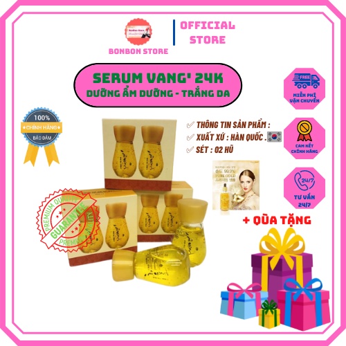 Serum Vàng 24k Dưỡng Ẩm Dưỡng Trắng Da Cao Cấp Với Tinh Chất Vàng 24k