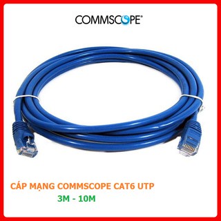Dây cáp mạng COMMSCOPE/AMP Cat6 UTP cáp mạng LAN chất lượng cao bấm sẵn 2 đầu 3m-10m (xanh)