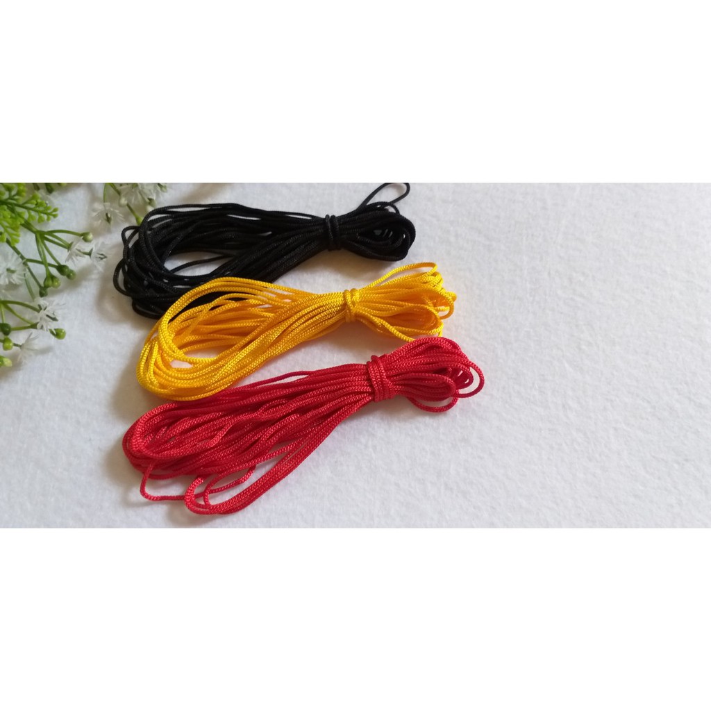 sale 5M Dây dù 2mm Làm Vòng Tay giá rẻ,đan vòng handmade,làm móc khóa,dây trang trí,chỉ đỏ