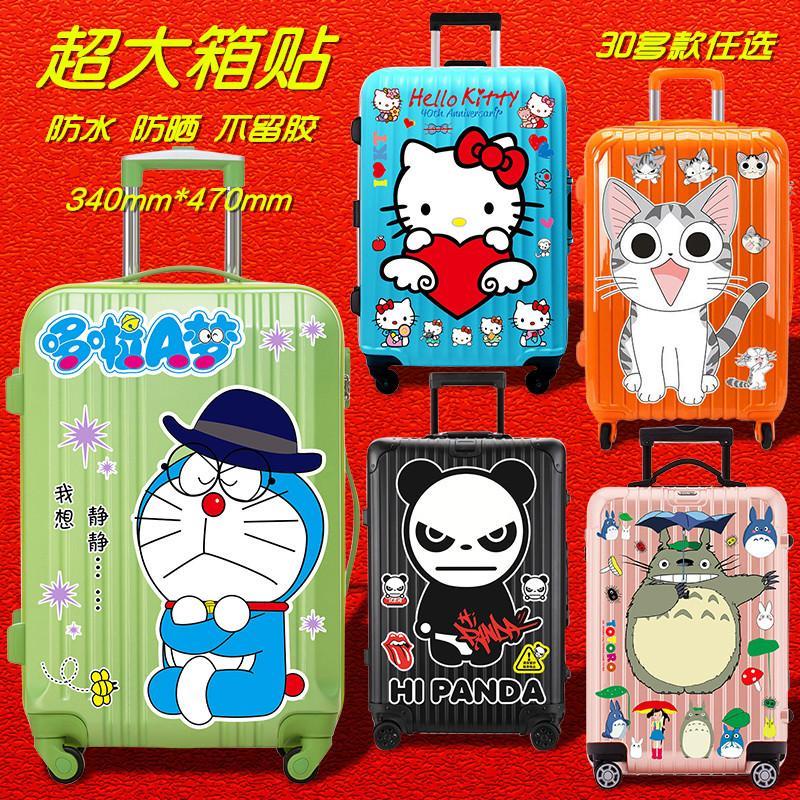 Miếng Dán Trang Trí Vali Hành Lý Hình One Piece Chống Thấm Nước