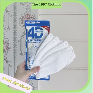 Khẩu Trang Kháng Khuẩn Cao Cấp 4D Famapro -Hàng Công Ty