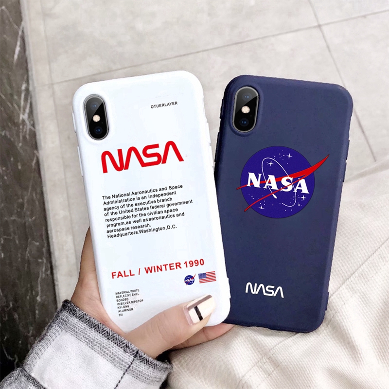 Ốp điện thoại in chữ NaSa thời trang cho iPhone X XS Max XR 7 8 6 6S Plus