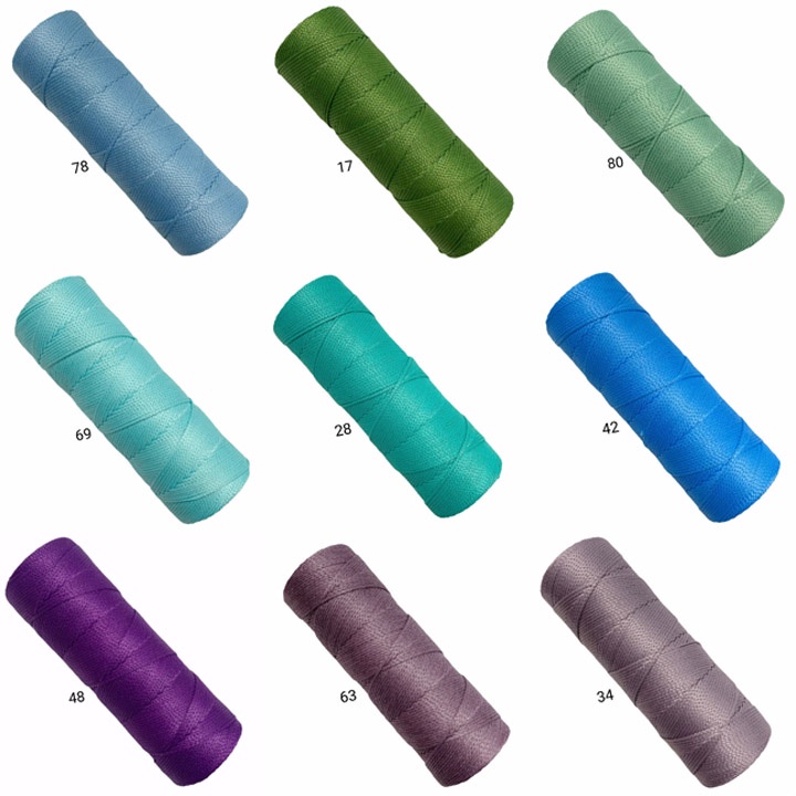 Sợi Dệt Trơn 2mm Móc Giỏ Xách, Móc Nón