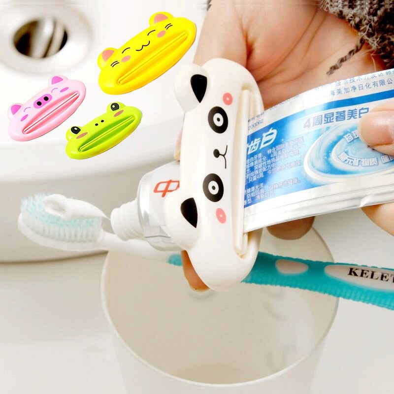 Dụng cụ bóp kem đánh răng, dụng cụ nặn kem đánh răng, nặn tuýp kem hình thú cực xinh yêu