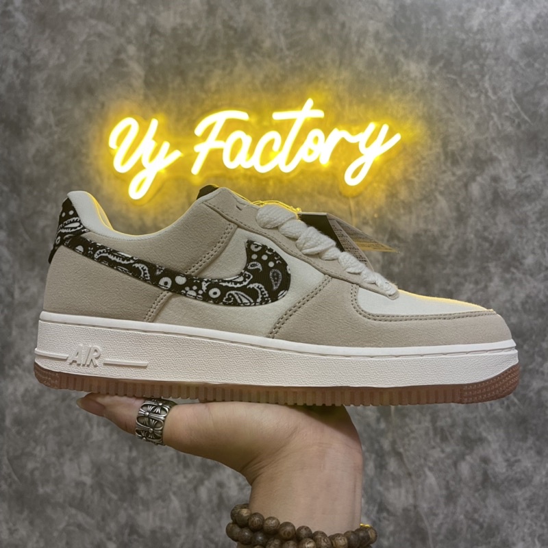 (Vy Factory) Giày AF1 Low Paisley Swoosh - Nâng Cấp Chuẩn Full Box
