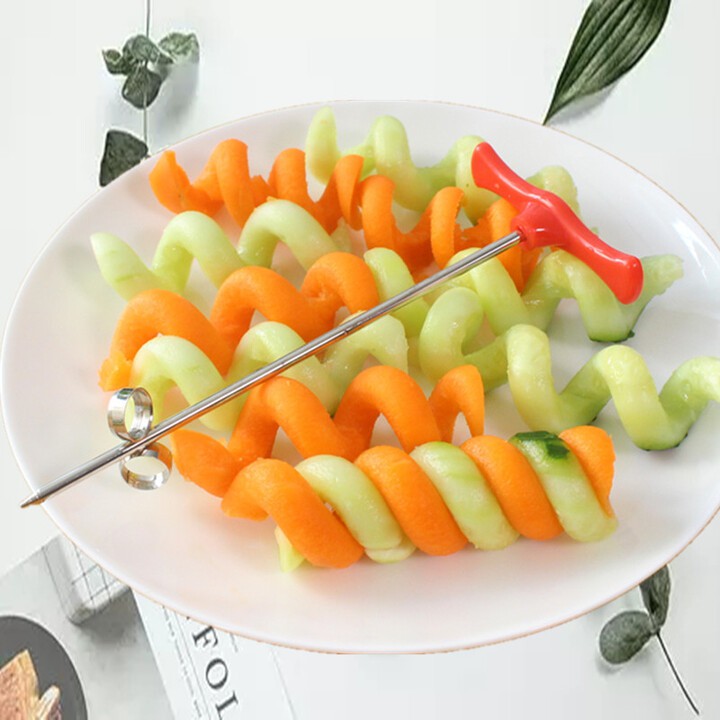 SG - Dụng cụ cắt rau củ quả xoắn ốc tạo hình lò xo
