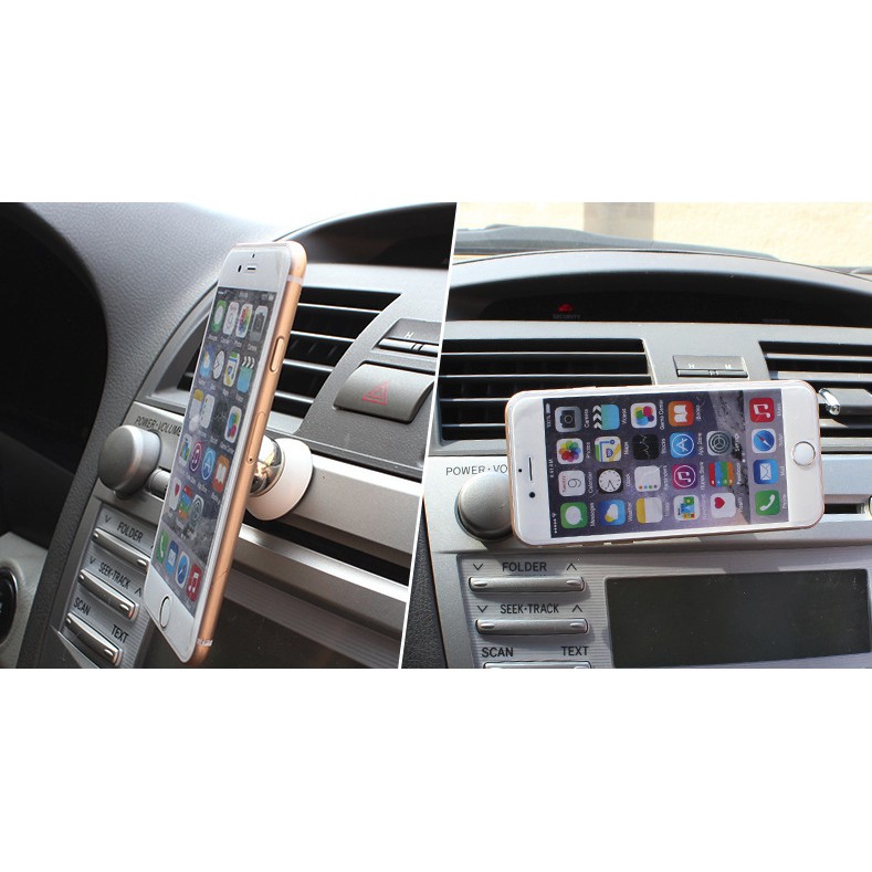 Bộ Đế hít nam châm giá đỡ điện thoại trên xe hơi, ô tô 360 độ | BigBuy360 - bigbuy360.vn