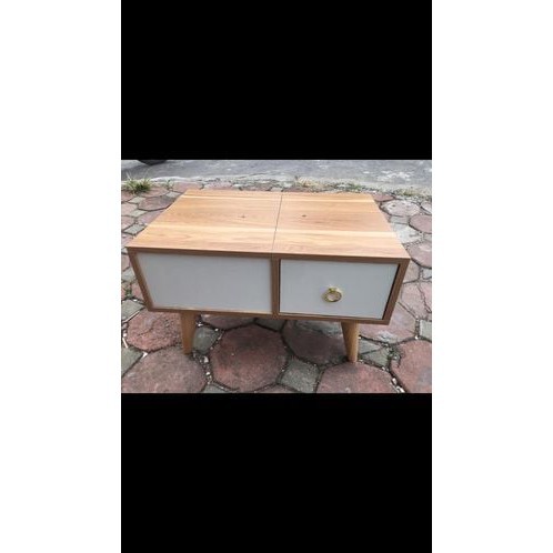 Bàn Trang Điểm Có Gương Gấp Gọn Gỗ MDF, Bàn Có Ngăn Kéo KT: 60x35x40 cm