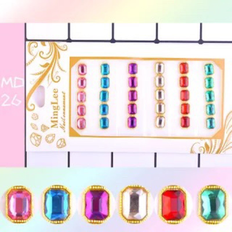 Set 30 viên charm cao cấp trang trí móng tay nail,Set 30 viên charm cao cấp phụ kiện trang trí móng tay nail