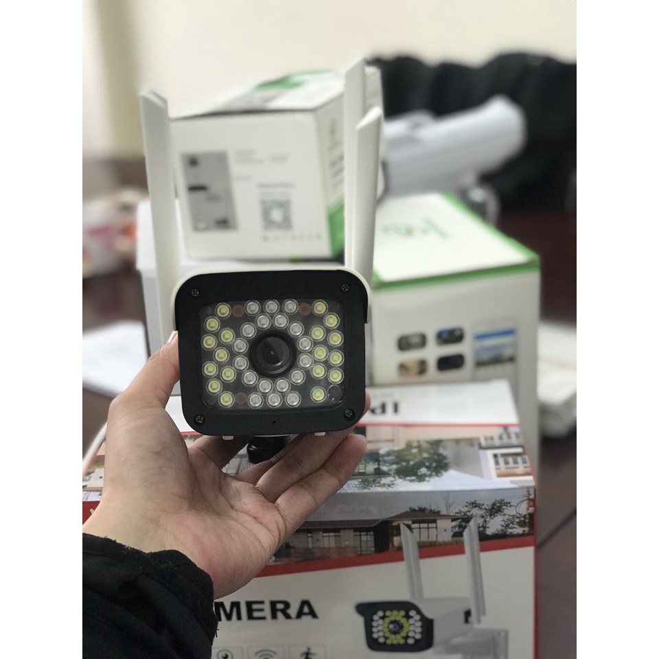 Camera yoesee.ngoài trời 4 râu, 48 LED,xoay ,đàm thoại 2 chiều - Camrera yoesee 5.0 Mpx ban đêm có màu |BH 1 đổi 1