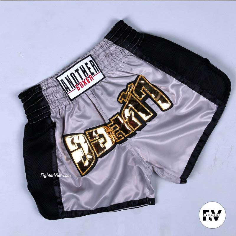 Quần Muay Thái Another Boxer Chính Hãng Muay Thai Short Chất Liệu Satin Cao Cấp Tập Luyện Cực Thoải Mái Sang Trọng