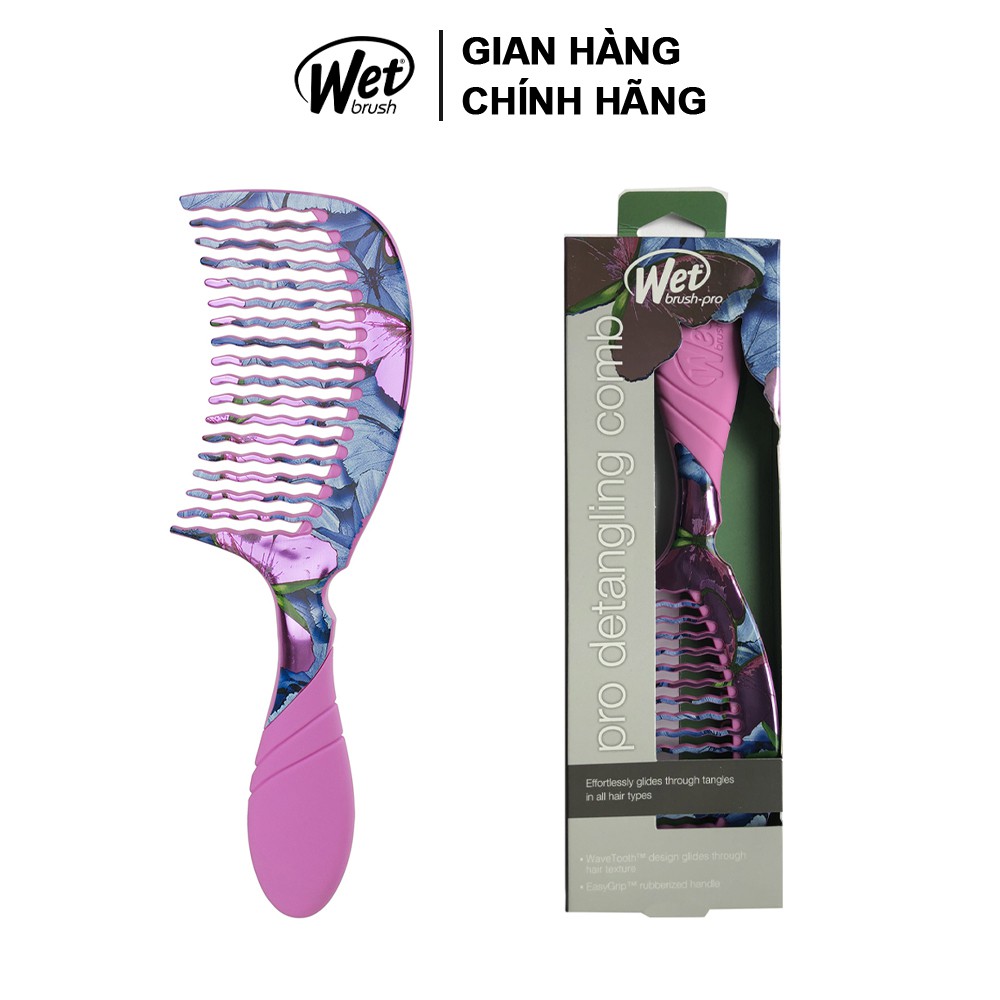 [CHÍNH HÃNG] Lược gỡ rối WET BRUSH dòng răng thưa họa tiết Mystical Monarch