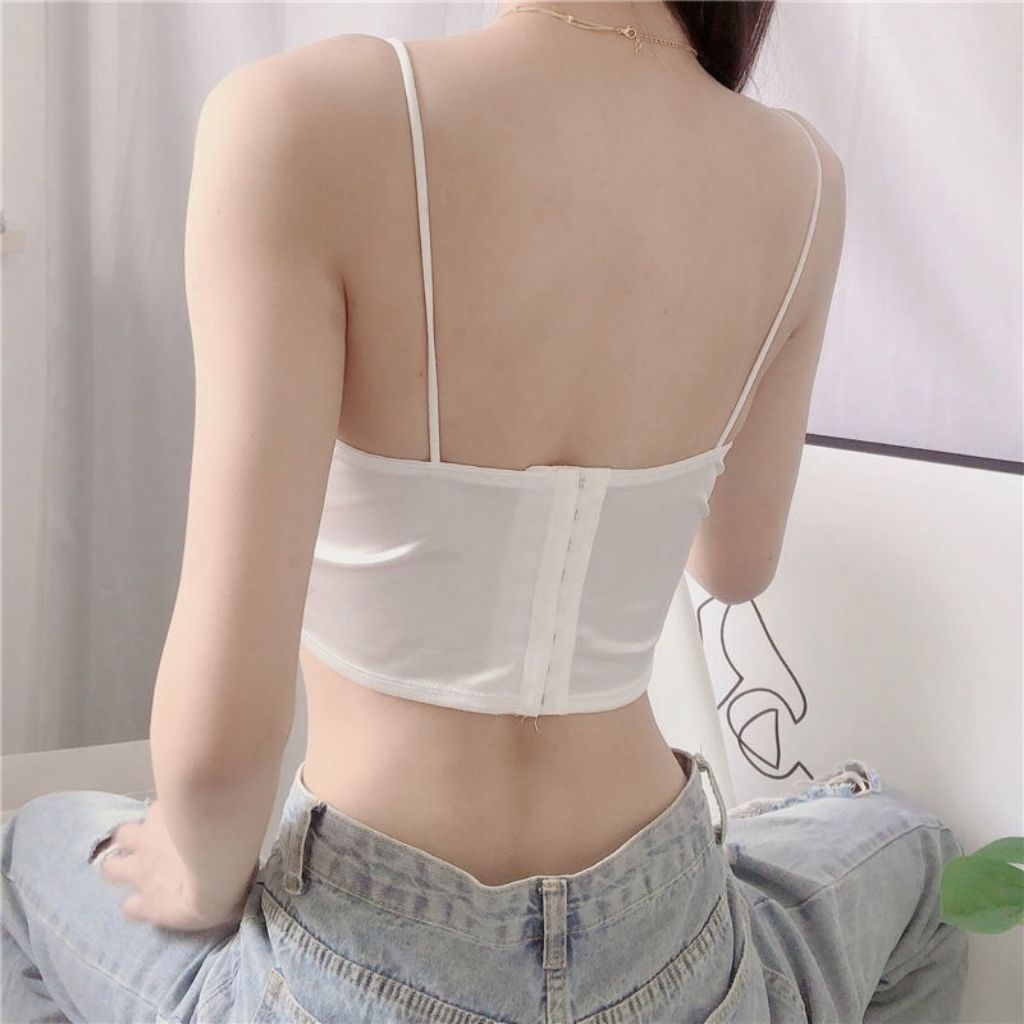Áo bra nữ đẹp 2 dây satin phi bóng bảng to gợi cảm JOCOSI B264