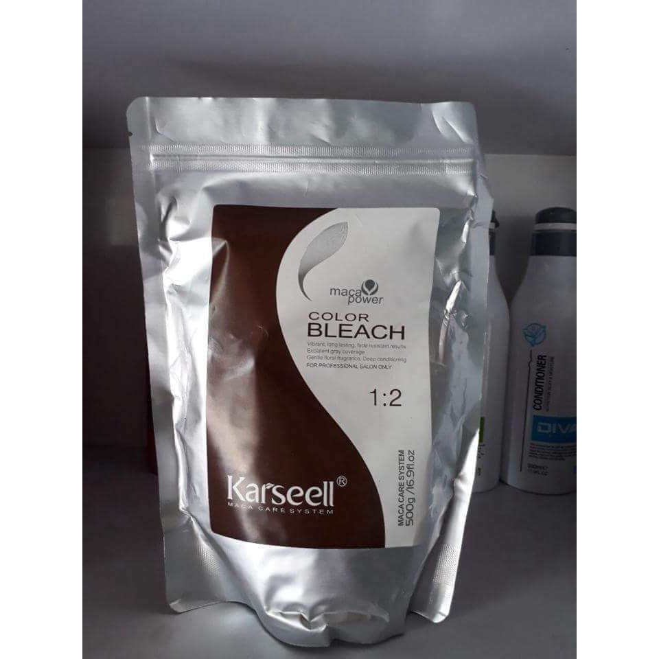 BỘT TẨY TÓC NÂNG SÁNG KARSEELL MACA POWER BLEACH 500G