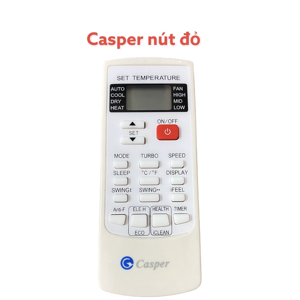 Remote điều khiển máy lạnh Casper đa dạng mẫu