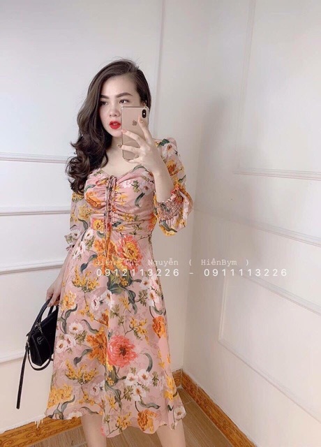 ĐẦM HOA RÚT NGỰC sale