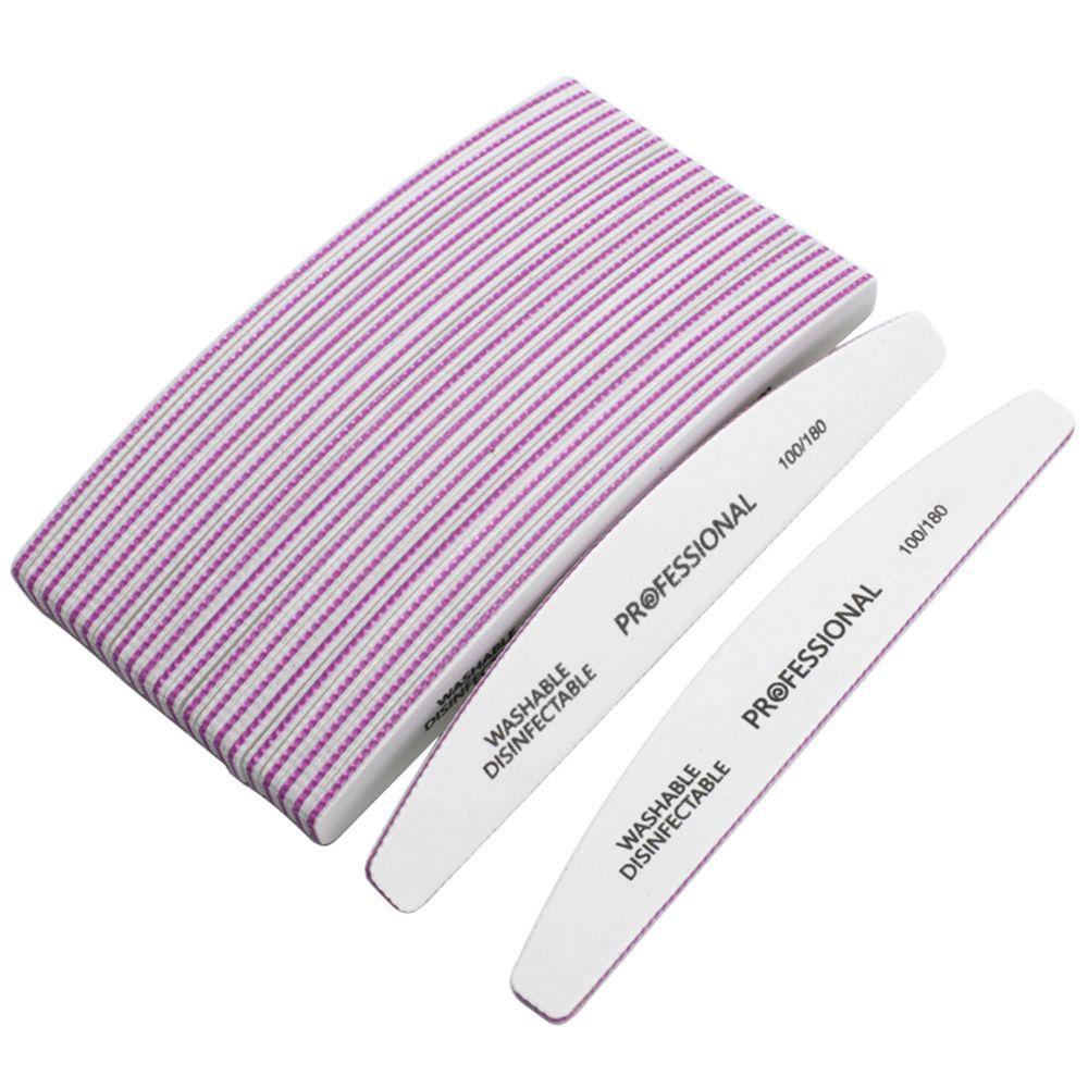 FUTURE Portable Nail Files Beauty Tools Double Sided Sanding Buffer Pedicure Professional Manicure 100/180 Nail Care
