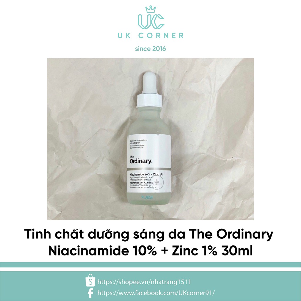 [Serum] Tinh chất Niacinamide (Vitamin B3) The Ordinary Niacinamide 10% + Zinc 1% | BigBuy360 - bigbuy360.vn