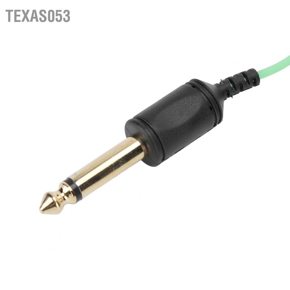 Hàng HOT Dây cáp máy hình xăm RCA chuyên nghiệ Truyền tốt Kết nối chặt chẽ Màu xanh lá cây Chiều dài 2.13m【Texas053】