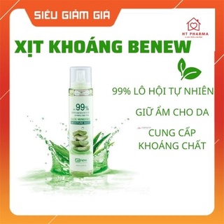 XỊT KHOÁNG LÔ HỘI GIỮ ẨM VÀ KIỀM DÂU CAO CẤP BENEW ALOE MINERAL MOISTURE MIST 150ML - HÀN QUỐC