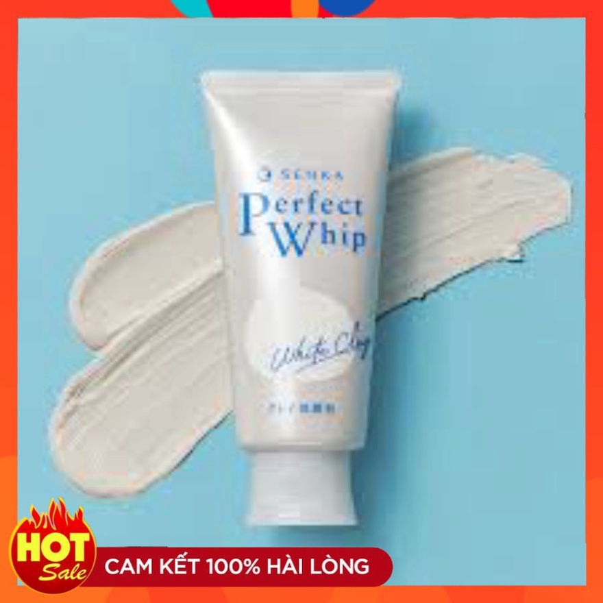Sữa rửa mặt tạo bọt chiết xuất tơ tằm trắng Senka Perfect Whip 120g | BigBuy360 - bigbuy360.vn