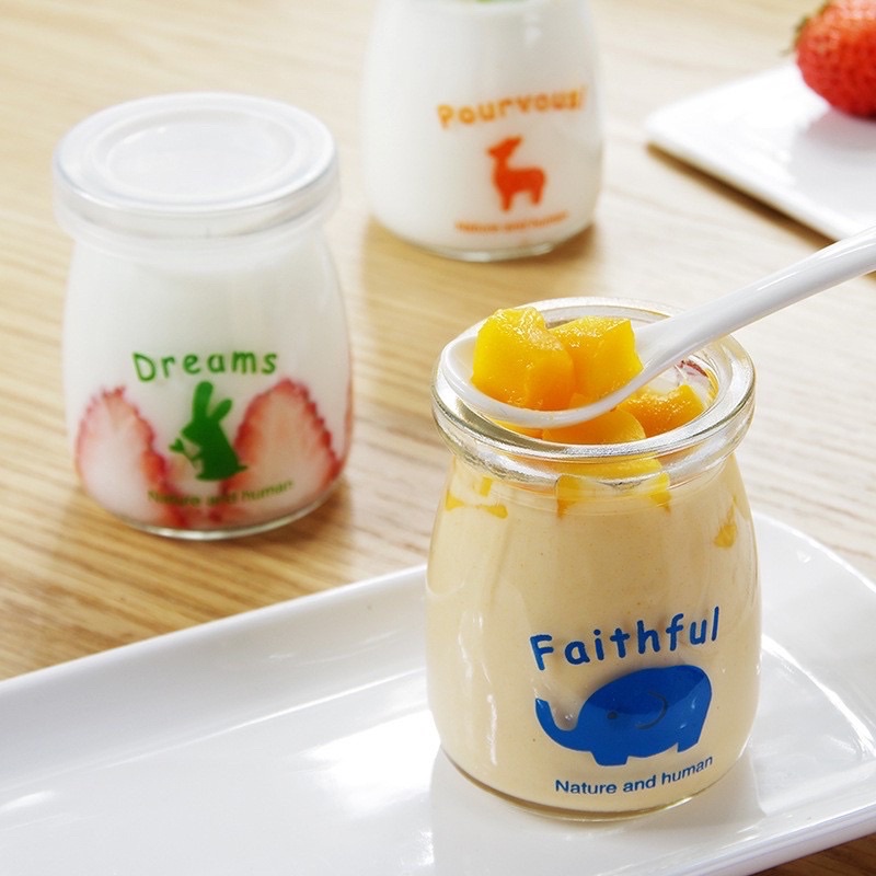 Set 12 hũ thuỷ tinh cao cấp làm sữa chua tiện dụng Giá Rẻ | BigBuy360 - bigbuy360.vn