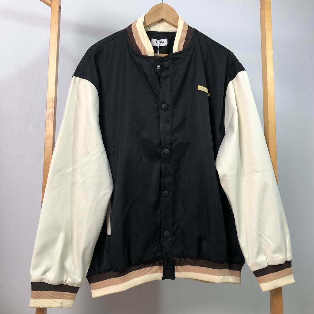 Áo khoác bomber màu đen thanh lý 2hand