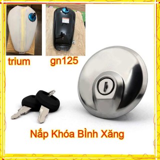 Bộ nắp khóa bình xăng 💎 phù hợp cho bình trium, su gn125