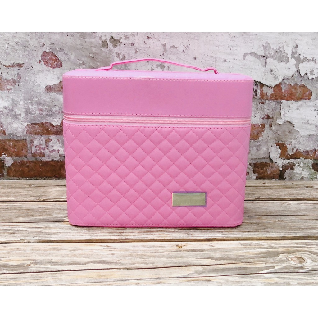 Túi đựng dụng cụ làm Nail MI LANLEO - Hộp đựng đồ làm nail 4 ngăn thanh trượt tiện lợi, gọn nhẹ - Sushi Nail Mi