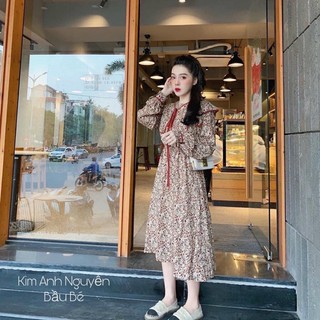 Váy tiểu thư hoa nhí xinh xắn
