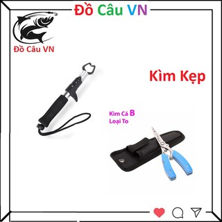 Bộ Kìm Kẹp Cá gỡ lưỡi câu cá , kìm kẹp cá đa năng