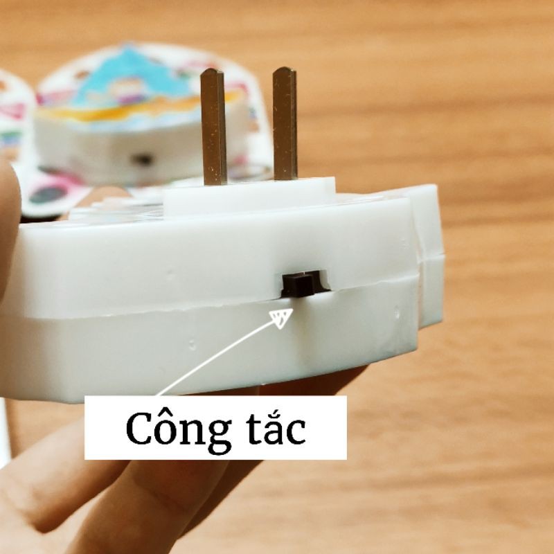 Đèn ngủ LED hình thuyền ngộ nghĩnh, sáng trắng, 0.1W