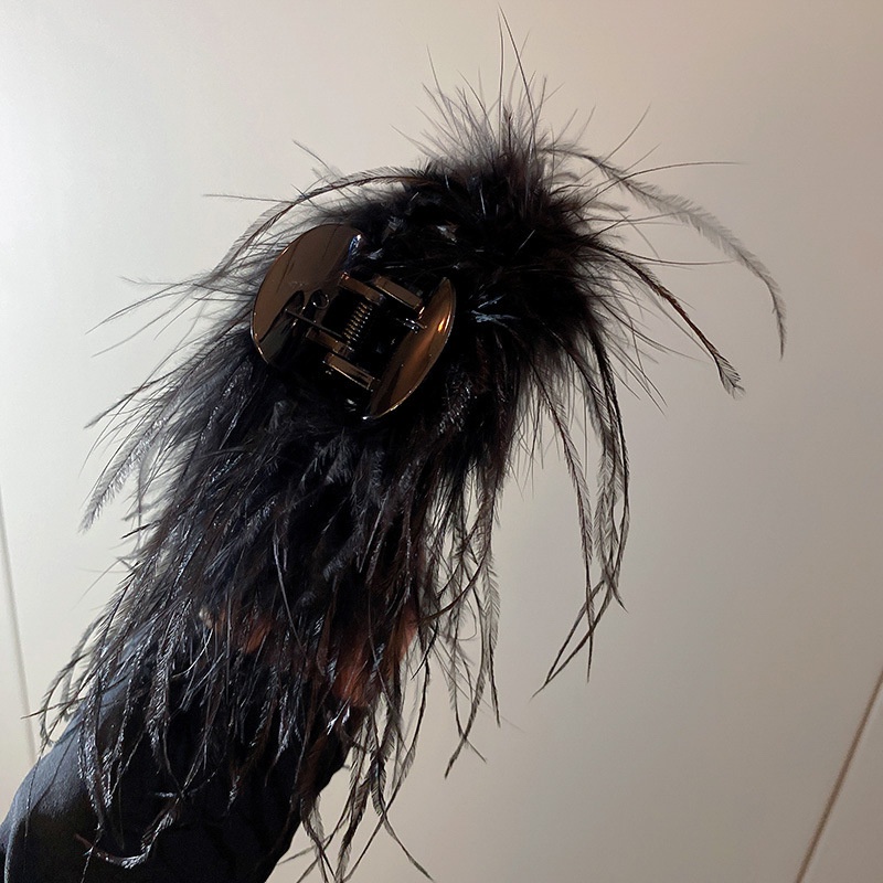 Kẹp Tóc Hình Cá Mập / Bông Hoa Phối Lưới Phong Cách Hàn Quốc Thời Trang