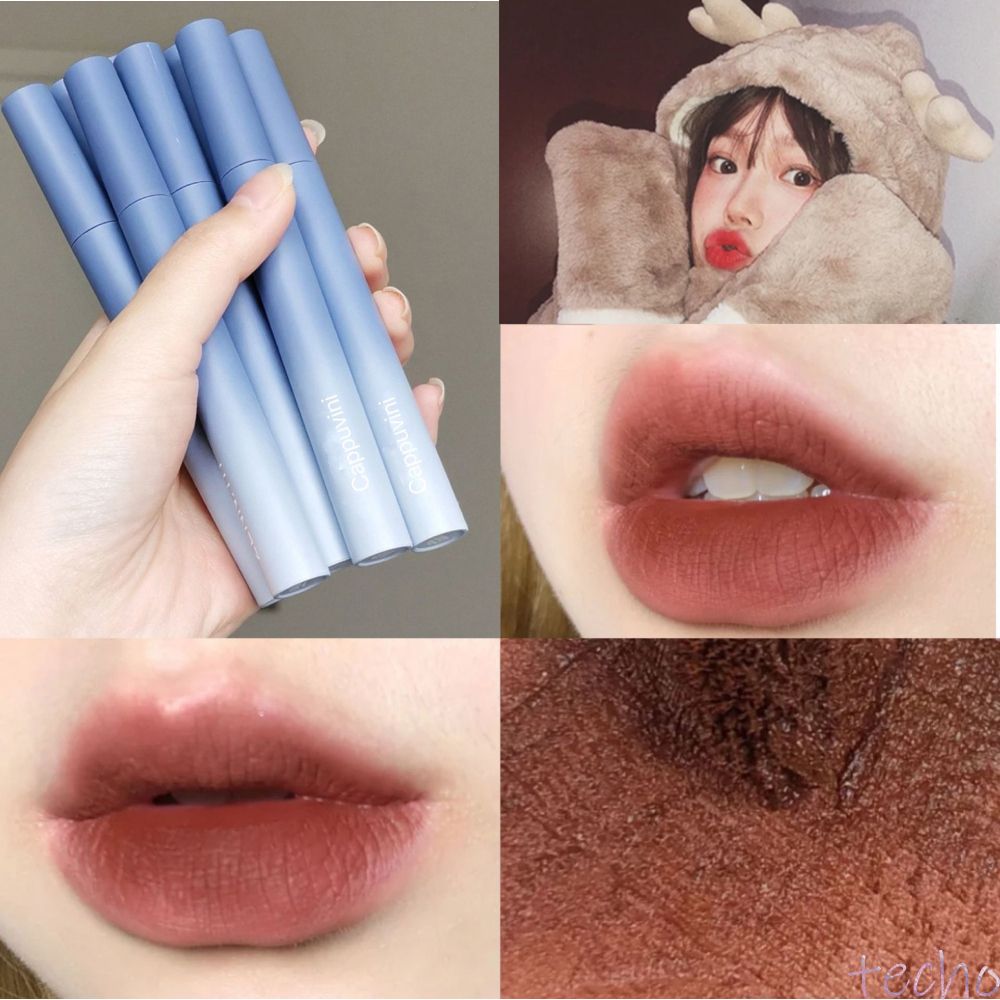 (Hàng Mới Về) Son Kem Lì Mềm Mịn Như Nhung Thích Hợp Cho Học Sinh