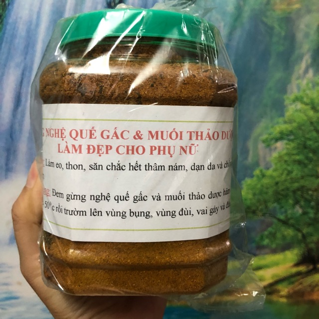 Hộp 500g Muối chườm thảo dược mỡ bụng rất hiệu quả